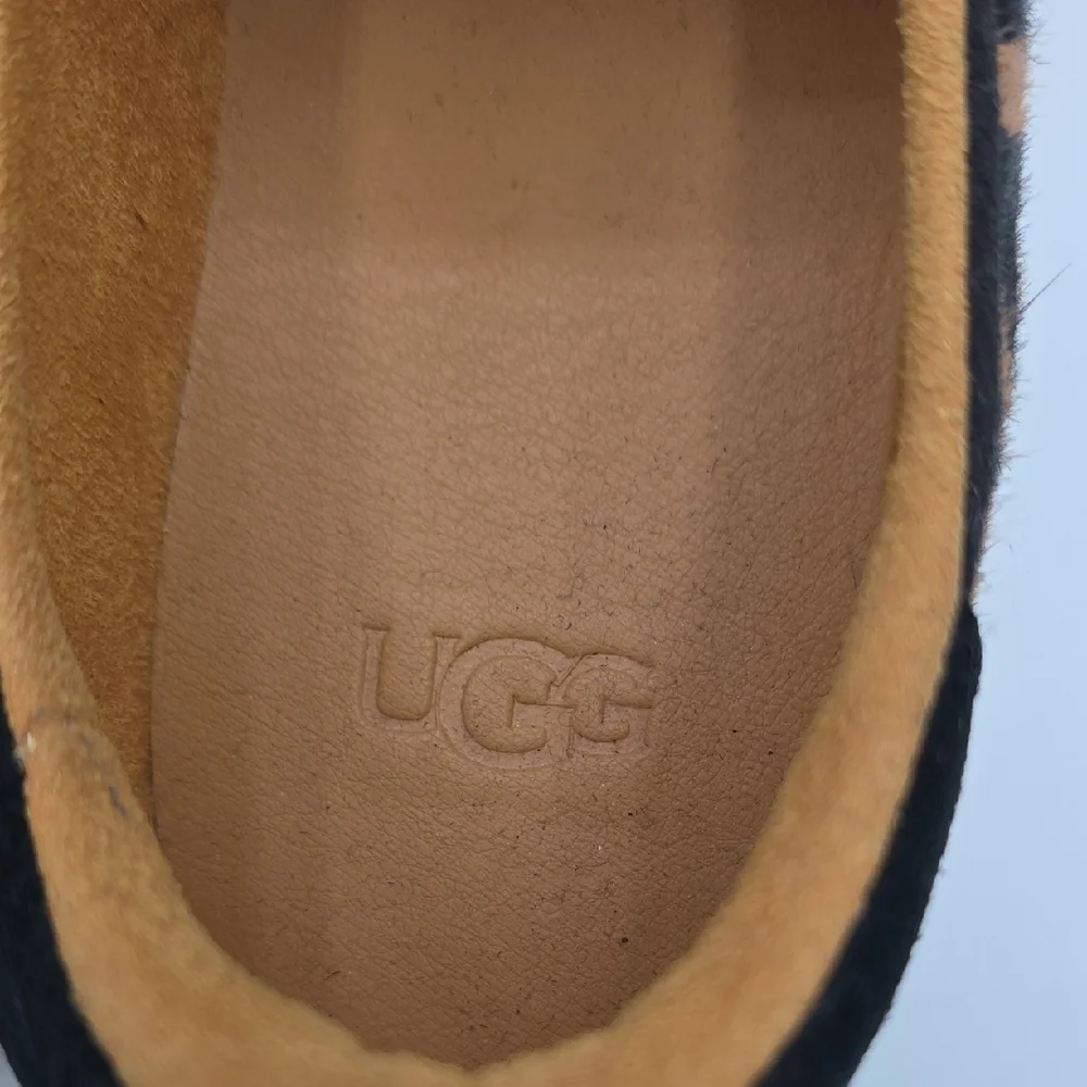 UGG Brown and Black Animal Print Loafers